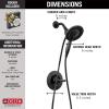 imageDELTA 142840CZI Arvo Shower Only Champagne BronzeMatte Black