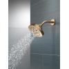 imageDELTA FAUCET 52663BL 5Setting H2Okinetic Shower Head Matte BlackChampagne Bronze