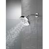 imageDELTA FAUCET 52663BL 5Setting H2Okinetic Shower Head Matte BlackChrome