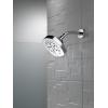 imageDELTA FAUCET 52663BL 5Setting H2Okinetic Shower Head Matte BlackLumicoat Chrome