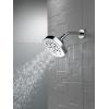 imageDELTA FAUCET 52663BL 5Setting H2Okinetic Shower Head Matte BlackLumicoat Chrome