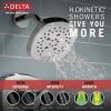imageDELTA FAUCET 52663BL 5Setting H2Okinetic Shower Head Matte BlackLumicoat Chrome