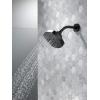 imageDELTA FAUCET 52663BL 5Setting H2Okinetic Shower Head Matte BlackMatte Black