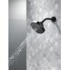 imageDELTA FAUCET 52663BL 5Setting H2Okinetic Shower Head Matte BlackMatte Black