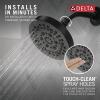 imageDELTA FAUCET FAUCET 5Spray Matte Black Shower Head DELTA FAUCET Shower Head Black Showerheads Shower Head Black Matte 175 GPM Flow Rate Matte Black 52535BL