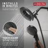 imageDelta 58569SSPK Universal Hand Shower 175 GPM Water Flow StainlessMatte Black