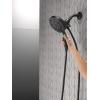 imageDelta Faucet 4Spray H2Okinetic In2ition 2in1 Dual Hand Held Shower Head with Hose and Magnetic Docking Matte Black 58472BLMatte Black