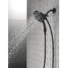 imageDelta Faucet 4Spray H2Okinetic In2ition 2in1 Dual Hand Held Shower Head with Hose and Magnetic Docking Matte Black 58472BLMatte Black