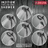 imageDelta Faucet 4Spray In2ition 2in1 Black Shower Head with Handheld TouchClean Matte Black Shower Head with Hose Detachable Shower Head Hand Held Shower Head Matte Black 75486CBL