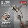 imageDelta Faucet 4Spray In2ition Dual Shower Head with Handheld Spray Brushed Nickel Shower Head with Hose Showerheads ampamp Handheld Showers Handheld Shower Heads Stainless 58498SSStainless