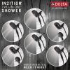 imageDelta Faucet 4Spray In2ition Dual Shower Head with Handheld Spray Brushed Nickel Shower Head with Hose Showerheads ampamp Handheld Showers Handheld Shower Heads Stainless 58498SSMatte Black