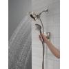 imageDelta Faucet 4Spray In2ition Dual Shower Head with Handheld Spray Brushed Nickel Shower Head with Hose Showerheads ampamp Handheld Showers Handheld Shower Heads Stainless 58498SSStainless