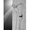 imageDelta Faucet 4Spray In2ition Dual Shower Head with Handheld Spray Brushed Nickel Shower Head with Hose Showerheads ampamp Handheld Showers Handheld Shower Heads Stainless 58498SSChrome