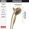 imageDelta Faucet 54810BLPK SureDock Magnetic Hand Shower Matte Black 7 SettingsChampagne Bronze
