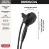 imageDelta Faucet 54810BLPK SureDock Magnetic Hand Shower Matte Black 7 SettingsMatte Black