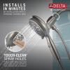imageDelta Faucet 54810BLPK SureDock Magnetic Hand Shower Matte Black 7 SettingsStainless