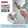 imageDelta Faucet 54810BLPK SureDock Magnetic Hand Shower Matte Black 7 SettingsStainless