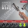imageDelta Faucet 54810BLPK SureDock Magnetic Hand Shower Matte Black 7 SettingsStainless