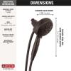 imageDelta Faucet 54810BLPK SureDock Magnetic Hand Shower Matte Black 7 SettingsVenetian Bronze