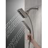 imageDelta Faucet 58473SSPR25 Universal Showering Combo 25 GPM Water Flow Lumicoat StainlessBlack Stainless