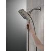 imageDelta Faucet 58473SSPR25 Universal Showering Combo 25 GPM Water Flow Lumicoat StainlessBlack Stainless