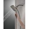 imageDelta Faucet 58473SSPR25 Universal Showering Combo 25 GPM Water Flow Lumicoat StainlessBlack Stainless