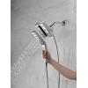 imageDelta Faucet 58473SSPR25 Universal Showering Combo 25 GPM Water Flow Lumicoat StainlessBlack Stainless