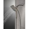 imageDelta Faucet 58473SSPR25 Universal Showering Combo 25 GPM Water Flow Lumicoat StainlessBlack Stainless
