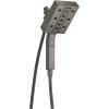 imageDelta Faucet 58473SSPR25 Universal Showering Combo 25 GPM Water Flow Lumicoat StainlessBlack Stainless