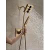 imageDelta Faucet 58473SSPR25 Universal Showering Combo 25 GPM Water Flow Lumicoat StainlessChampagne Bronze