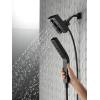 imageDelta Faucet 58473SSPR25 Universal Showering Combo 25 GPM Water Flow Lumicoat StainlessMatte Black