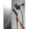 imageDelta Faucet 58473SSPR25 Universal Showering Combo 25 GPM Water Flow Lumicoat StainlessMatte Black