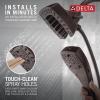 imageDelta Faucet 5Spray In2ition Dual Shower Head with HandHeld Spray H2Okinetic Chrome Shower Head with Hose Showerheads Magnetic Docking Lumicoat Chrome 58474PR25Venetian Bronze