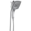imageDelta Faucet 5Spray In2ition Dual Shower Head with HandHeld Spray H2Okinetic Chrome Shower Head with Hose Showerheads Magnetic Docking Lumicoat Chrome 58474PR25Chrome