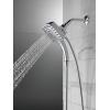 imageDelta Faucet 5Spray In2ition Dual Shower Head with HandHeld Spray H2Okinetic Chrome Shower Head with Hose Showerheads Magnetic Docking Lumicoat Chrome 58474PR25Chrome