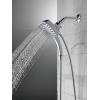 imageDelta Faucet 5Spray In2ition Dual Shower Head with HandHeld Spray H2Okinetic Chrome Shower Head with Hose Showerheads Magnetic Docking Lumicoat Chrome 58474PR25Chrome