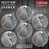 imageDelta Faucet 5Spray In2ition Dual Shower Head with HandHeld Spray H2Okinetic Chrome Shower Head with Hose Showerheads Magnetic Docking Lumicoat Chrome 58474PR25Stainless