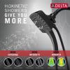imageDelta Faucet 5Spray In2ition Dual Shower Head with HandHeld Spray H2Okinetic Chrome Shower Head with Hose Showerheads Magnetic Docking Lumicoat Chrome 58474PR25Matte Black