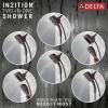 imageDelta Faucet 5Spray In2ition Dual Shower Head with HandHeld Spray H2Okinetic Chrome Shower Head with Hose Showerheads Magnetic Docking Lumicoat Chrome 58474PR25Venetian Bronze