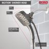 imageDelta Faucet 5Spray In2ition Dual Shower Head with HandHeld Spray H2Okinetic Chrome Shower Head with Hose Showerheads Magnetic Docking Lumicoat Chrome 58474PR25Stainless