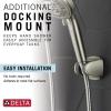 imageDelta Faucet 7Setting In2ition Dual Shower Head with Handheld Spray Brushed Nickel Shower Head with Hose Showerheads ampamp Handheld Showers Handheld Shower Heads Satin Nickel 75687DSNChrome