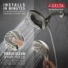 imageDelta Faucet 7Setting In2ition Dual Shower Head with Handheld Spray Brushed Nickel Shower Head with Hose Showerheads ampamp Handheld Showers Handheld Shower Heads Satin Nickel 75687DSNStainless