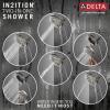 imageDelta Faucet 7Setting In2ition Dual Shower Head with Handheld Spray Brushed Nickel Shower Head with Hose Showerheads ampamp Handheld Showers Handheld Shower Heads Satin Nickel 75687DSNStainless