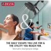 imageDelta Faucet 7Setting In2ition Dual Shower Head with Handheld Spray Brushed Nickel Shower Head with Hose Showerheads ampamp Handheld Showers Handheld Shower Heads Satin Nickel 75687DSNChrome