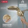 imageDelta Faucet HydroRain 5Spray H2Okinetic Dual Shower Head with Handheld Spray Gold Shower Head with Hose Handheld Shower Heads 25 GPM Flow Rate Champagne Bronze 58680CZ25Champagne Bronze