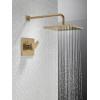 imageDelta Faucet Modern Raincan Square SingleFunction Shower Valve Trim Kit Black Shower Faucet Set Rainfall Shower Head Black Delta Shower Trim Kit Matte Black T14268BLPP Valve Not IncludedChampagne Bronze