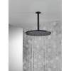 imageDelta Faucet SingleSpray Raincan Shower Head Black Shower Head Rainfall Shower Head Round Shower Head Metal Shower Head 175 GPM Flow Rate Water Saving Shower Head Matte Black 52158BLPolished Nickel