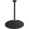 imageDelta Faucet SingleSpray Raincan Shower Head Black Shower Head Rainfall Shower Head Round Shower Head Metal Shower Head 175 GPM Flow Rate Water Saving Shower Head Matte Black 52158BLMatte Black