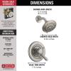 imageDelta T17238SS Lahara Shower Faucet Without Rough StainlessStainless