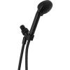 imageDelta Faucet 4Setting Handheld Shower Head Black Shower Head with Hose Showerheads ampamp Handheld Showers Handheld Shower Heads Detachable Shower Head Hand Shower 175 GPM Matte Black 75413BLMatte Black